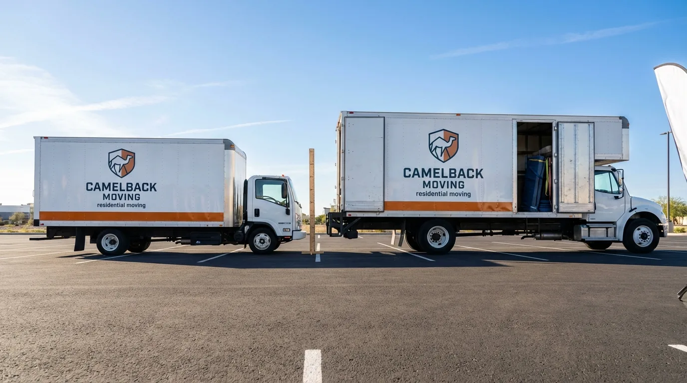 Moving truck size capacity guide in Elmer
